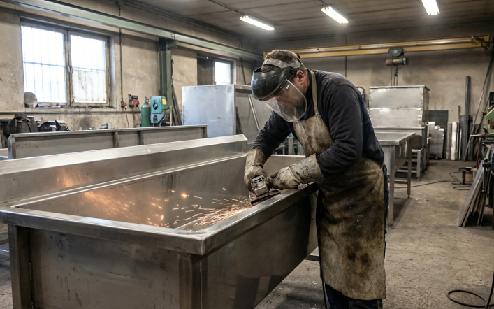 Carpenteria industria alimentare in acciaio inox: guida alla scelta