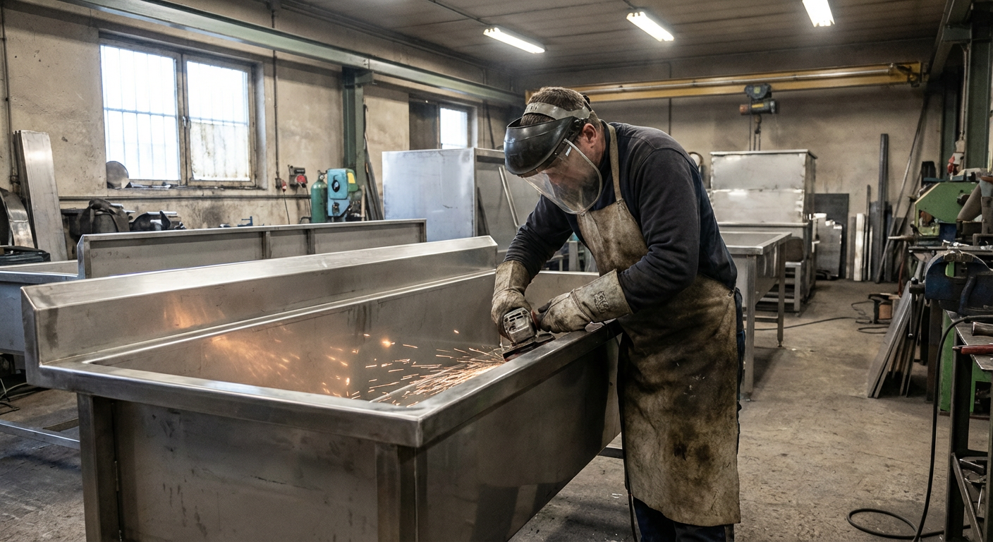 Carpenteria industria alimentare in acciaio inox: guida alla scelta