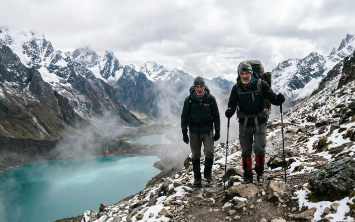 trekking cordillera huayhuash: itinerario, quota e stagione