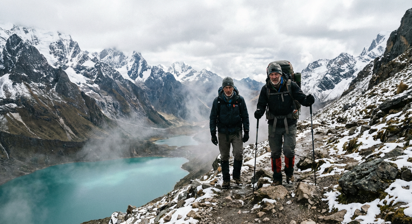 trekking cordillera huayhuash: itinerario, quota e stagione